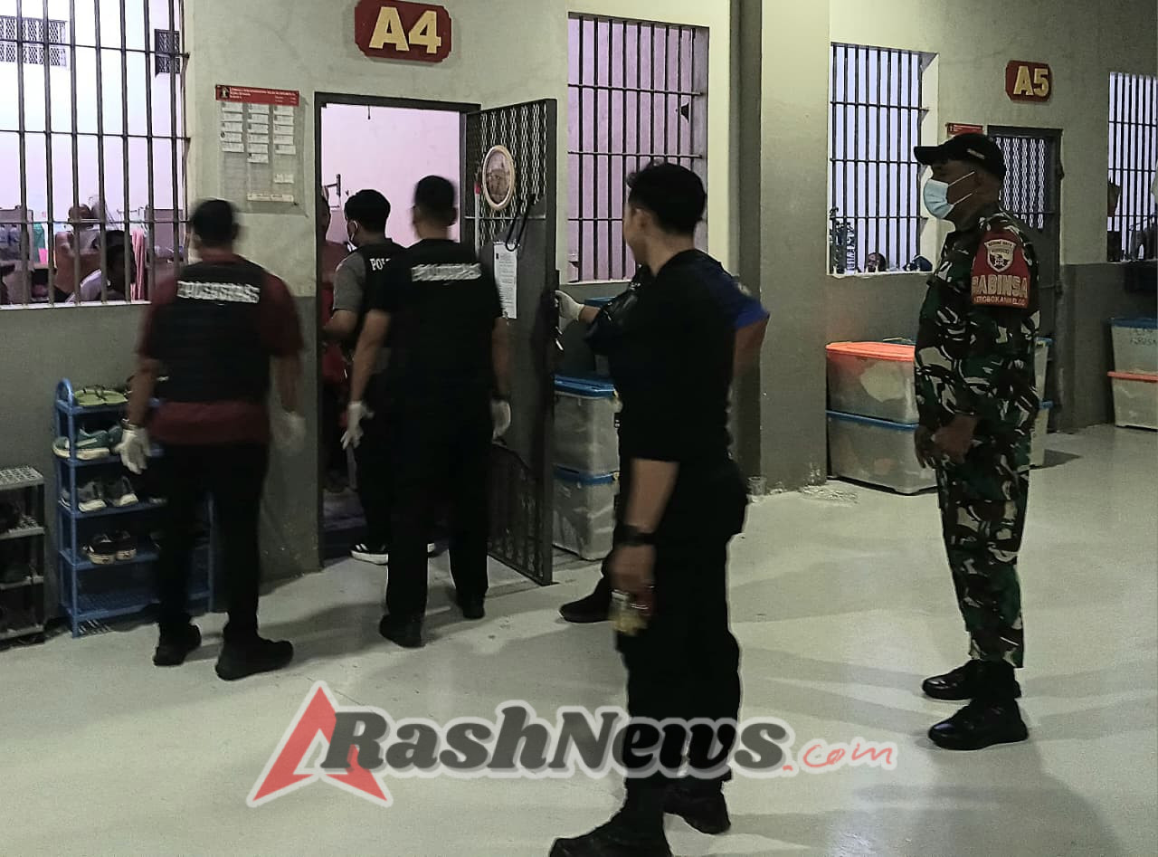 Razia Gabungan TNI-Polri di Lapas Kerobokan Upaya Tingkatkan Keamanan dan Ketertiban Dalam Lapas