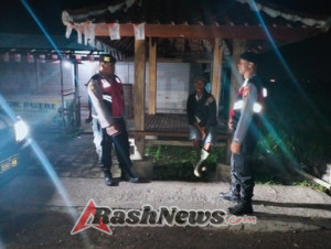 Patroli Humanis, Personel Samapta Polsek Abiansemal Sapa Warga Saat Malam Minggu