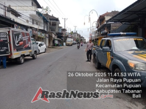 Patroli Rutin dan Patroli Barcode, Polsek Pupuan Pastikan Situasi Kamtibmas Aman dan Kondusif
