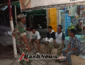 Babinsa Monta Ajak Warga Peduli Kebersihan dan Keamanan untuk Hidup Harmonis