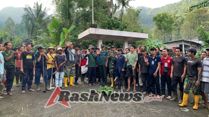 Sinergi Babinsa, Bhabinkamtibmas, dan Warga Wujudkan Sungai Bersih dan Asri di Sukasada