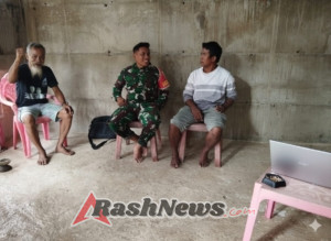 Kehadiran Babinsa Bikin Warga Desa Nuanaga Nyaman dan Antusias