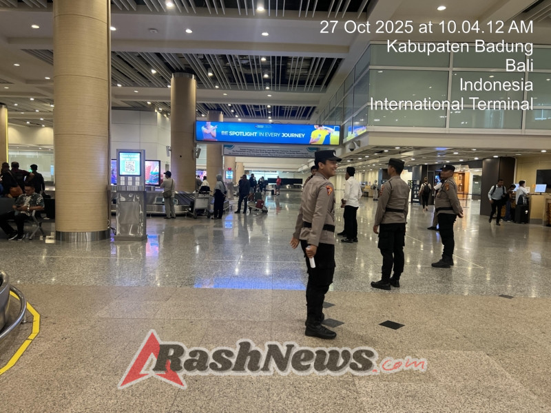 Personil Polda Bali Amankan Kedatangan Para Delegasi Negara Peserta MACM