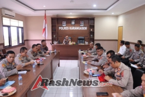 Kapolres Karangasem Dorong Jajaran Raih Predikat WBK dalam Zona Integritas 2025