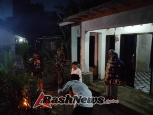 Patroli Malam, Babinsa Ajak Masyarakat Aktifkan Siskamling Untuk Keamanan