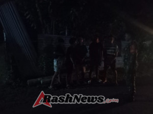 ‎Patroli Malam Koramil 1607-03/Ropang Wujudkan Situasi Kondusif di Wilayah Kecamatan Lenangguar