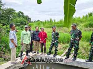 Gelar Evaluasi Bidang Bakti TNI, Tim Wasev Sterad Tinjau Langsung Sasaran Fisik Karbak TNI Satkowil Kodim Klungkung