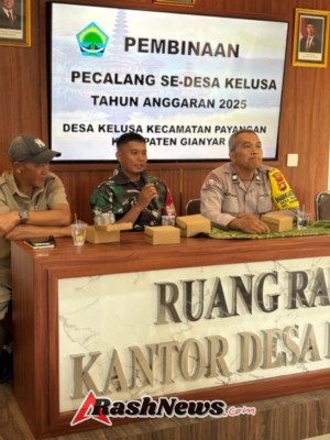 Babinsa dan Pecalang Bersama Wujudkan Desa Adat Kelusa yang Aman, Tertib, dan Kondusif
