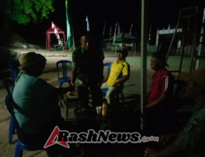 Patroli Babinsa Desa Tolotangga Imbau Pemuda Hindari Narkoba dan Selalu Musyawarah