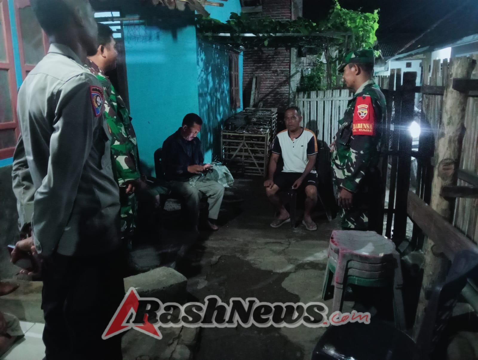 Patroli Siskamling di Monggonao Berjalan Lancar Dengan Himbauan Pencegahan Kejahatan