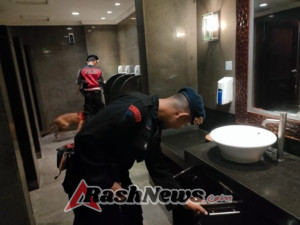 Detasemen Gegana Sterilisasi Ruang Konfrensi Hotel Bintang Bali Resort