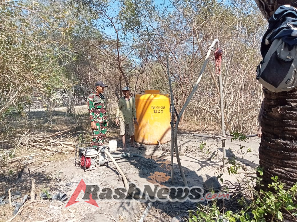 Sinergi Babinsa dan Masyarakat Amanuban Selatan, Bersama Wujudkan Akses Air Bersih untuk Desa