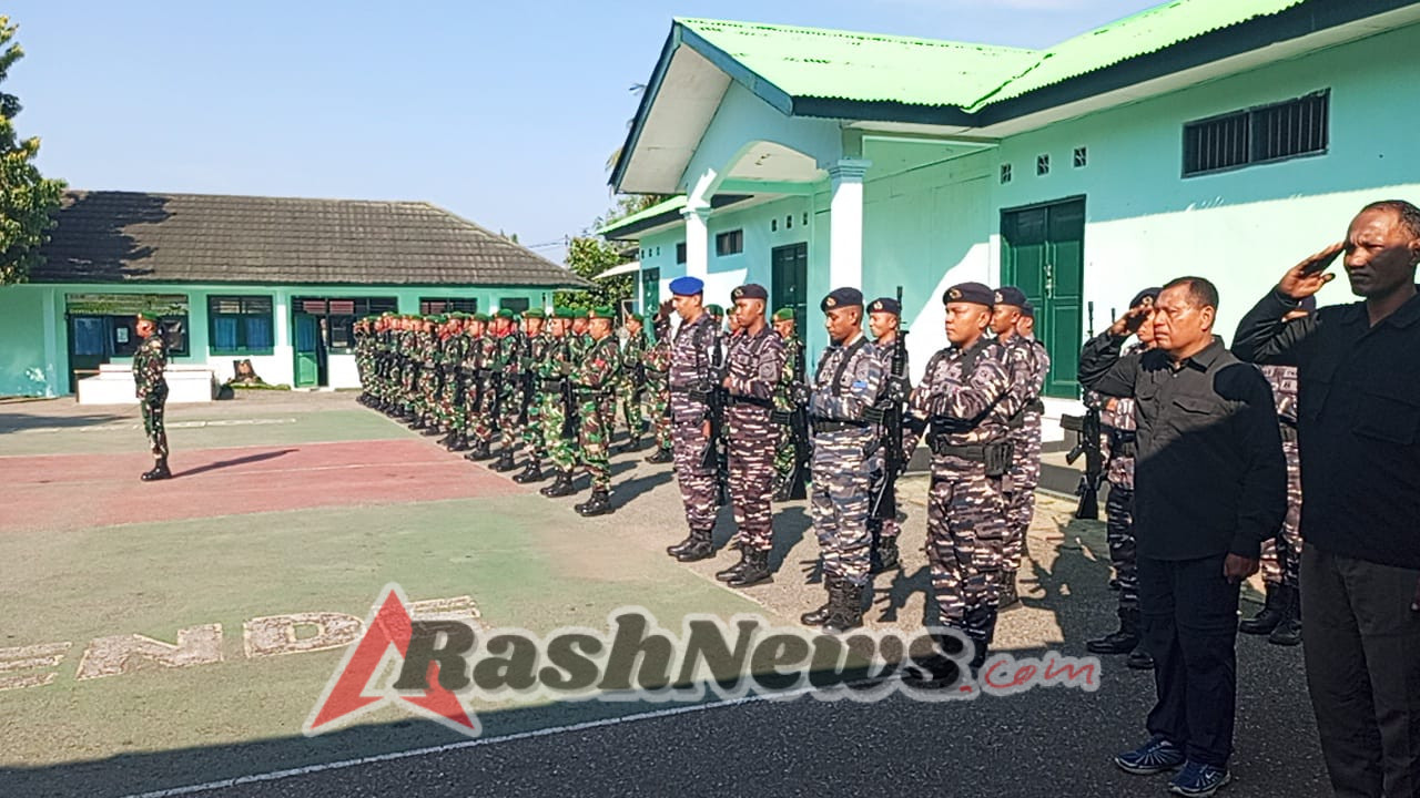 Kodim 1602/Ende Kobarkan Semangat Persatuan Lewat Upacara Hari Sumpah Pemuda ke-97