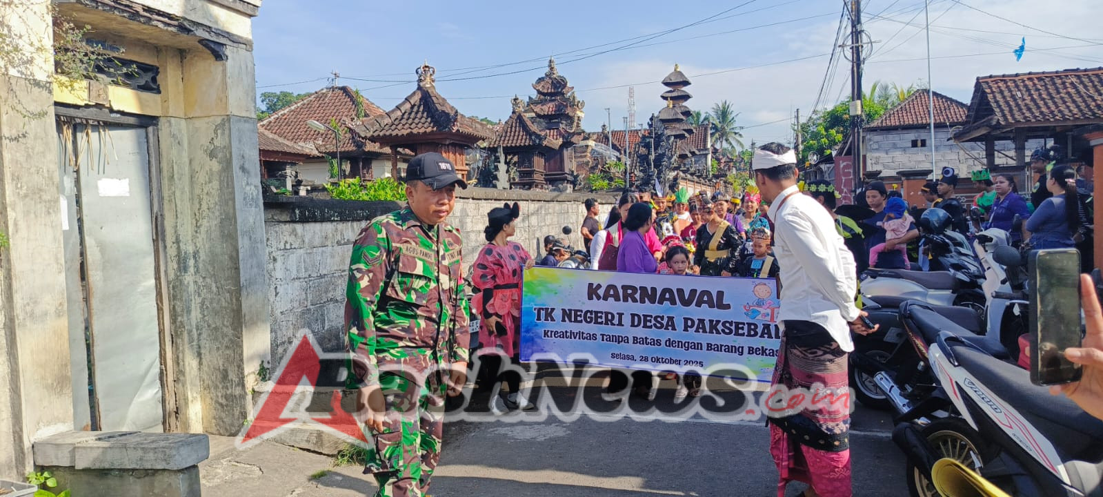 Kreatifitas Tanpa Batas Dengan Barang Bekas, Babinsa Paksebali Sebut Cara Sederhana Tingkatkan Kreativitas Dan Kepedulian Lingkungan Sejak Dini