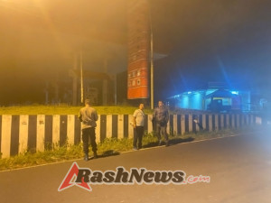 Kanit Intel Polsek Bebandem Pimpin Patroli Blue Light Patrol