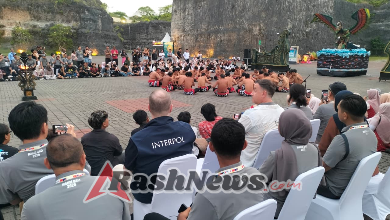 Pengamanan Gala Dinner MACM Di GWK Polda Bali Terjunkan Ratusan Personil