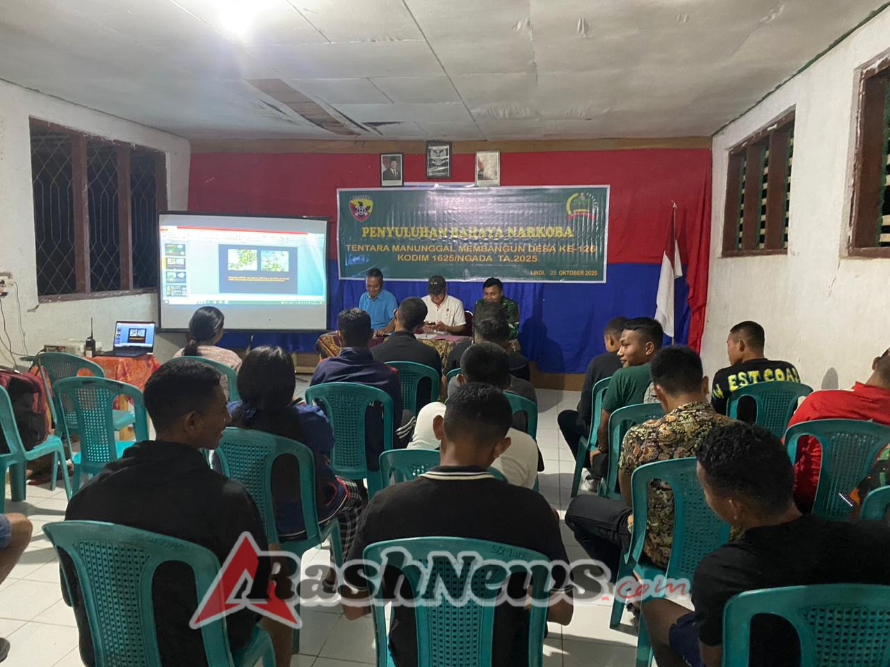 TMMD ke-126 Kodim Ngada Fokus pada Pembangunan Karakter Masyarakat Lewat Penyuluhan Bahaya Narkoba