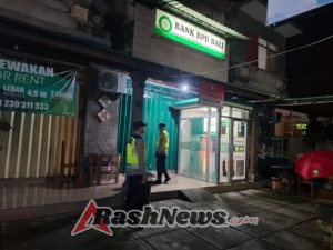 Polsek Selemadeg barat Gelar Patroli Malam Menjelang Dini Hari