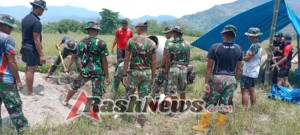 Kinerja TMMD Kodim Ngada Semakin Maksimal, Progres Irigasi Lewur Tepu Hampir Rampung