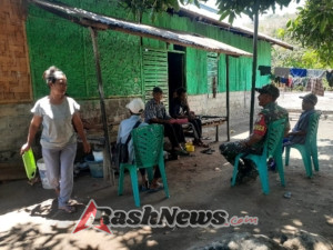 Babinsa Likwatang Ajak Warga Siapkan Lahan Hadapi Musim Tanam