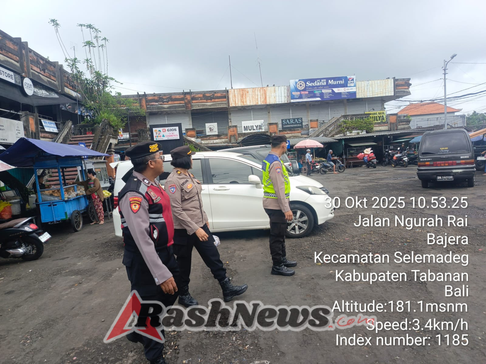 Perkuat Keamanan, Polsek Selemadeg intensifkan Patroli KRYD Siang Hari
