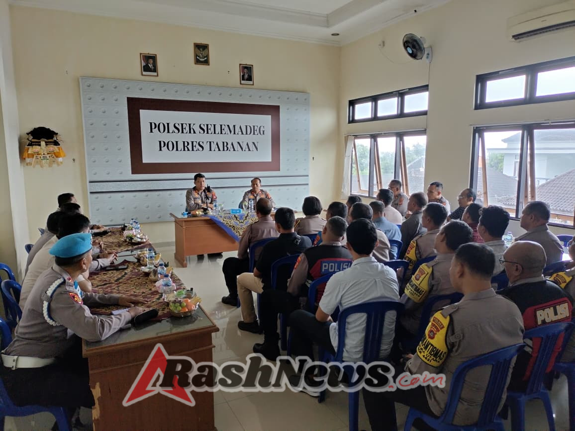 Optimalkan Tugas & Jaga Integritas, Arahan Kapolres Tabanan dalam Asistensi di Polsek Selemadeg