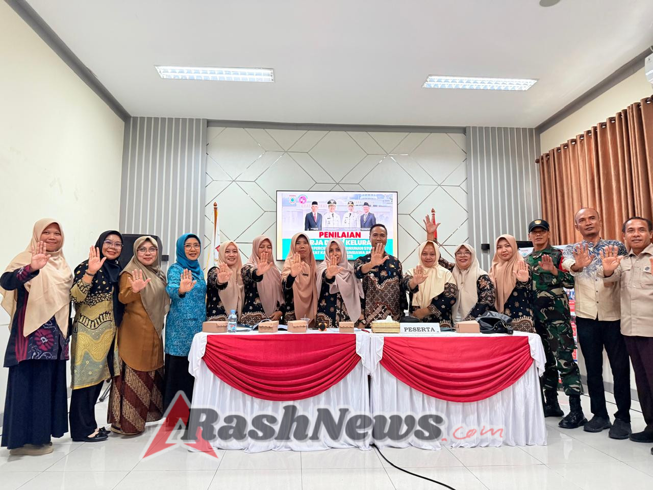 TNI dan Pemerintah Daerah Bersatu Tekan Stunting Lewat Lomba Penilaian Kinerja Desa di Kelurahan Bugis