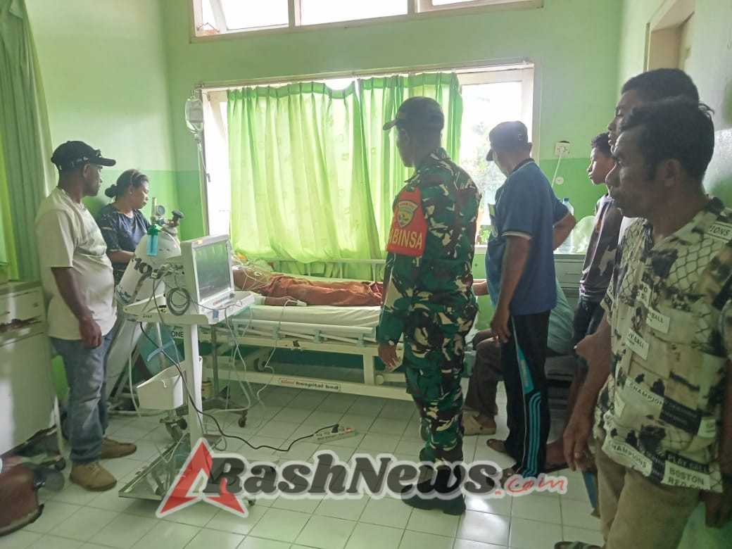 Babinsa Ende Timur Aktif Kawal Kamtibmas, Dampingi Korban Kasus Pemukulan Oknum Polisi