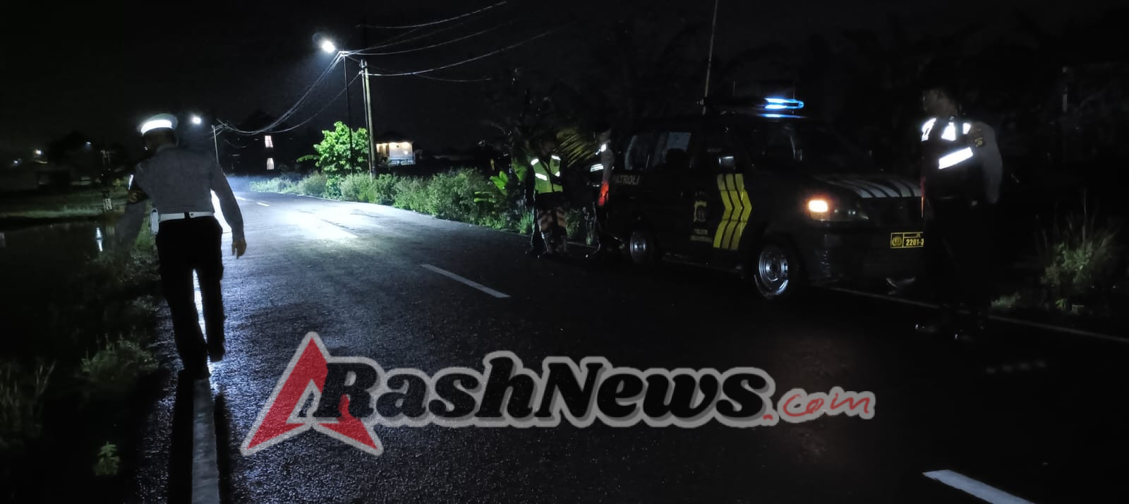 Persempit Ruang Gerak Pelaku Kejahatan, Polsek Abiansemal Sisir Jalur Sepi Saat Subuh