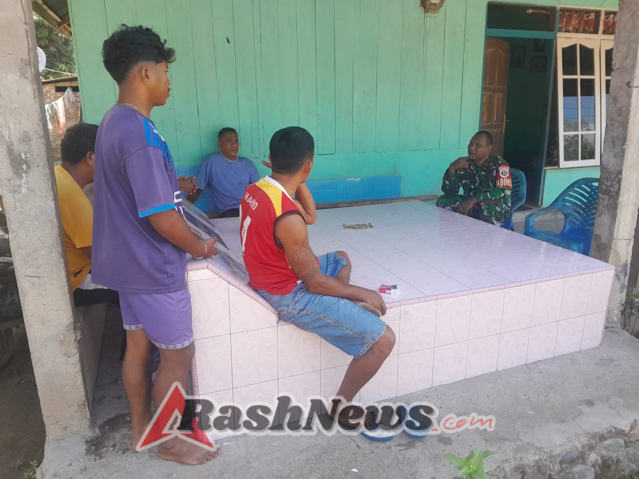 Tugas Pokok Satkowil, Babinsa Koramil Maurole Aktif di Desa Niopanda