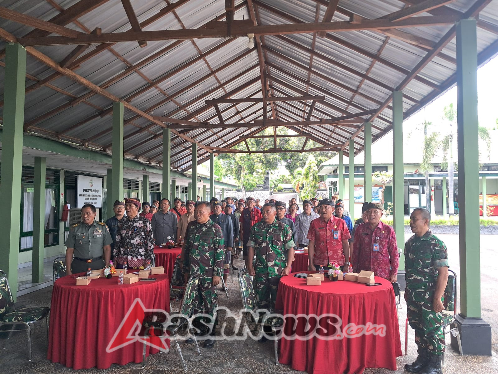 Komsos Kodim 1623/Karangasem bersama Aparat pemerintah, Dandim tegaskan agar mensukseskan Asta Cita di Daerah
