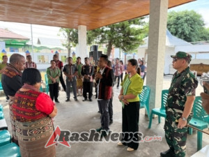 Dandim 1622/Alor Hadiri Acara Pelepasan Sekda Drs. Soni O. Alelang Oleh Pemkab Alor.