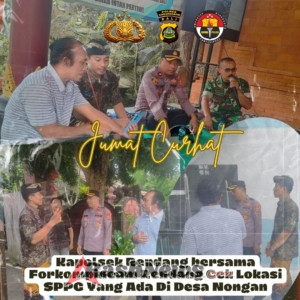 Forkompincam Rendang Kunjungi Lokasi SPPG DI Sibakan Banjar Dinas Tengah Desa Nongan