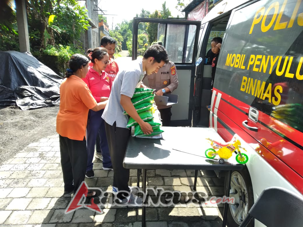 Sat Binmas Polres Tabanan Salurkan 2 Ton Beras SPHP, Wujud Dukungan Stabilitas Pangan Masyarakat