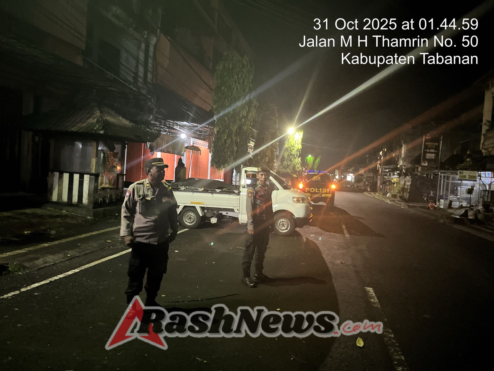 Piket Fungsi Polsek Kediri Dipimpin Pawas  Laksanakan Blue Light Patrol (BLP)