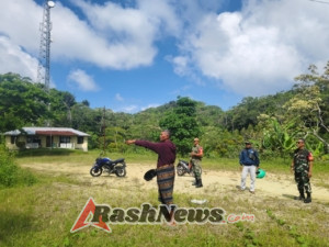 Babinsa Koramil 1602-01/Ende Ajak Warga Desa Mbhobenga Jaga Kamtibmas dan Gotong Royong