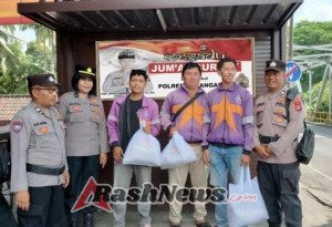 KBO SatBinmas Mewakili Kapolres Karangasem Melaksanakan Program Jumat Curhat Bersama Driver Online