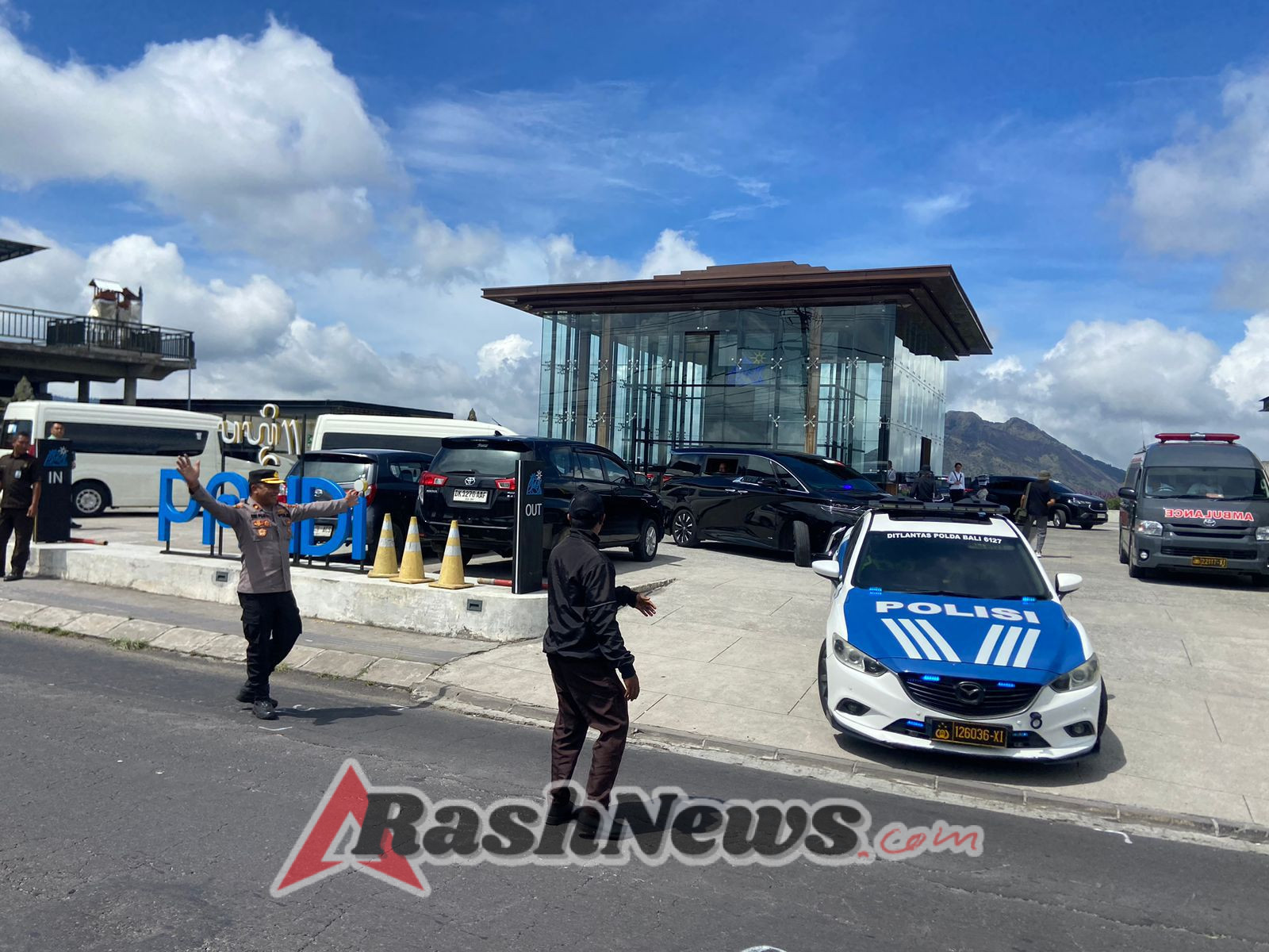 Personil Polres Bangli Gelar Pengamanan Fieldtrip Joint Committee Polri-Ministry of Interior Kingdom of Arab Saudi