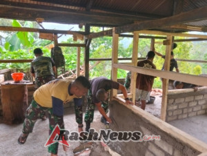 TMMD Kodim 1612/Manggarai: Dari Rumah Reyot Menjadi Hunian Penuh Harapan
