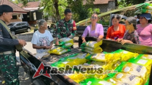 Koramil 1626-01/Bangli Dorong Stabilitas Pangan Lewat Penyaluran Beras SPHP kepada Masyarakat
