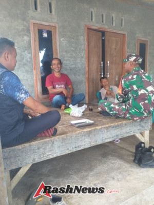 Babinsa Koramil 1614-05/Pekat Pererat Hubungan dengan Warga Binaan