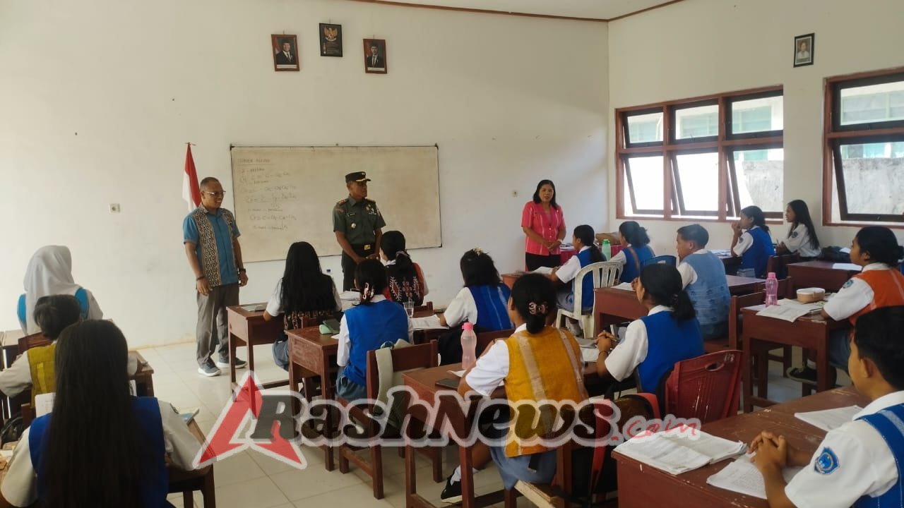 Dandim 1613/Sumba Barat Sosialisasikan Korp Kadet Republik Indonesia di SMA Negeri 1 Waikabubak