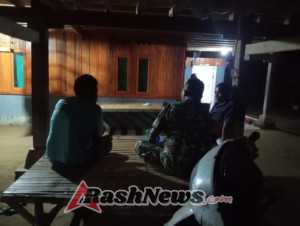 Menjelang Akhir Pekan, Babinsa Koramil 1628-04/Poto Tano Intensifkan Patroli Mala