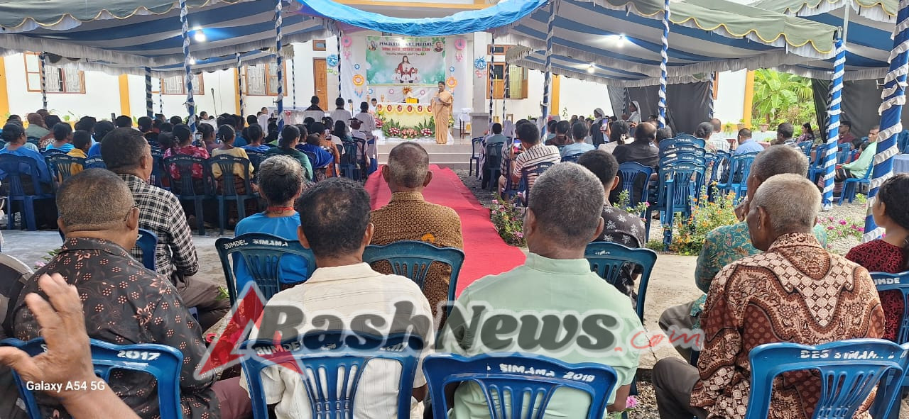 Babinsa Sertu Donatus Kiri Dampingi Perayaan Kaul Perdana Suster Santa Ana di Mausambi