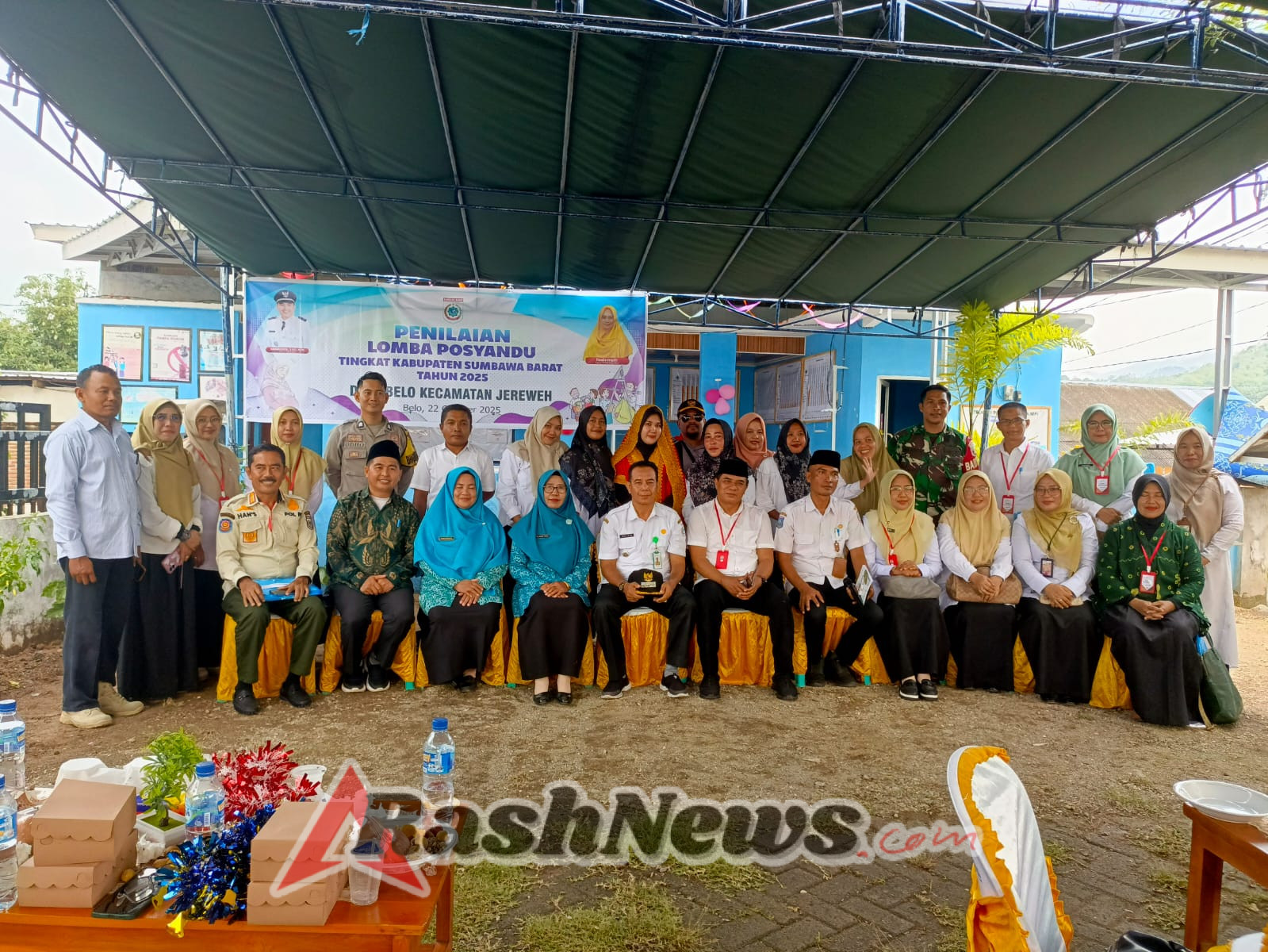 Posyandu Muhajirin Desa Belo Jadi Lokasi Penilaian Lomba Gotong Royong Tingkat Kabupaten