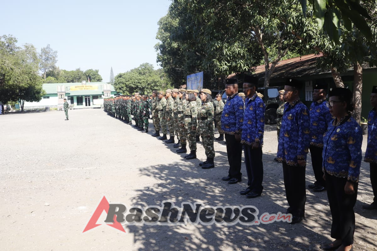 Puncak Peringatan Hari Ulang Tahun Ke-80 Tentara Nasional Indonesia, Kodim 1605/Belu Gelar Upacara