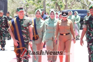 Dandim 1629/SBD Terima Kunjungan Kerja Pangdam lX/Udayana, Mayjen TNI Piek Budiyakto