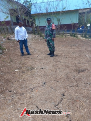 Kodim 1621/TTS Aktif Pantau Persiapan Pembangunan Koperasi Rakyat di Kampung Leobisa, SoE