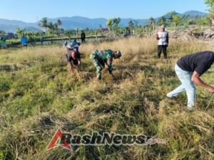 Koramil 1607-04/Alas Dorong Gerakan Peduli Lingkungan Lewat Aksi Jum’at Bersih