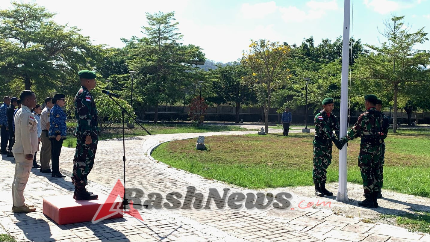 Satgas Pamtas Yonarmed 12 Kostrad Bersama Masyarakat Perbatasan Peringati Sumpah Pemuda ke-97
